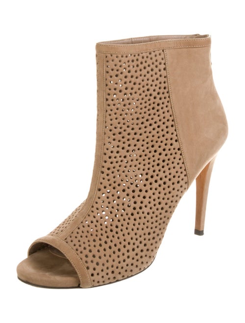 Stuart Weitzman Suede Patterned Boots