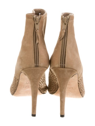 Stuart Weitzman Suede Patterned Boots