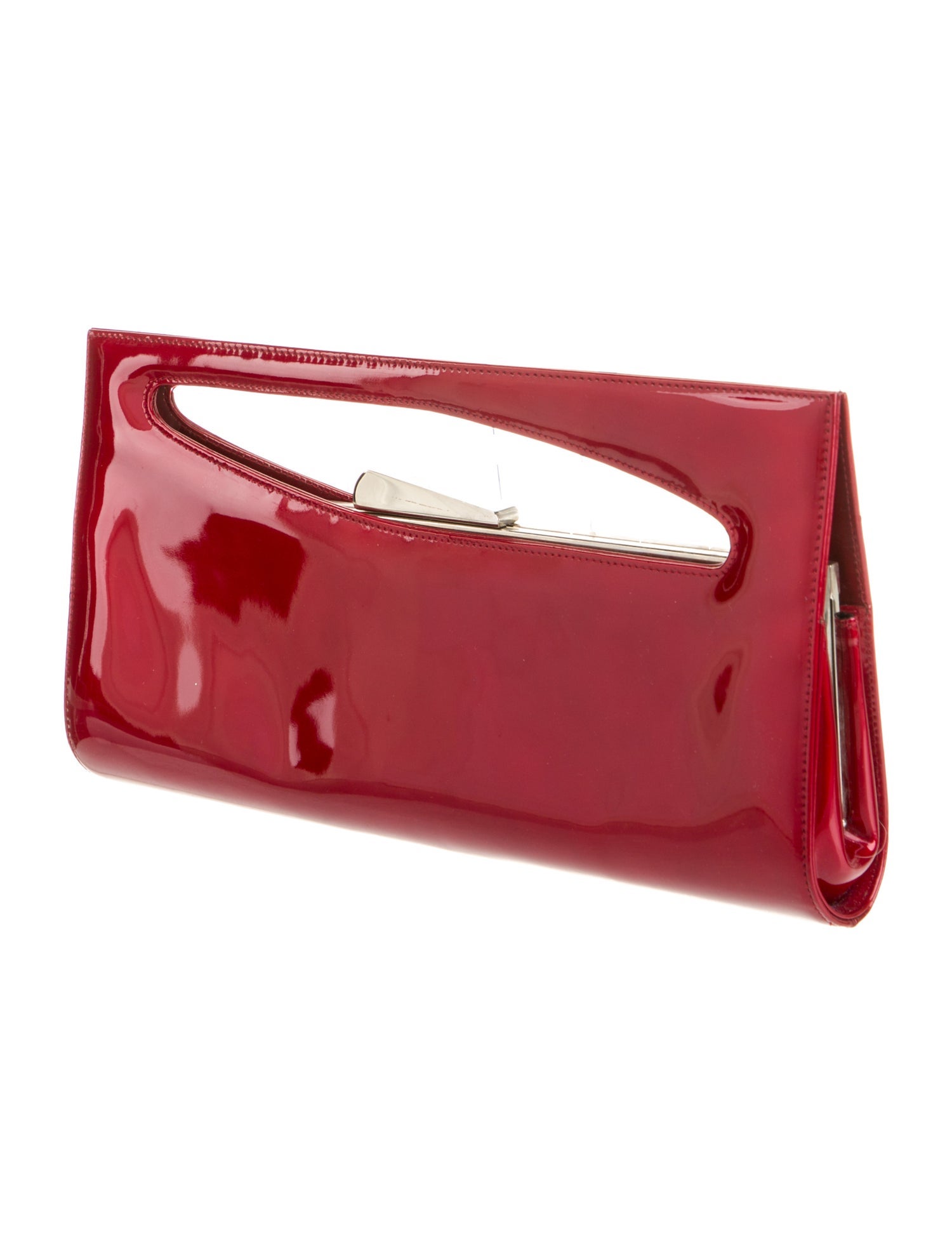 Stuart Weitzman Patent Leather Clutch