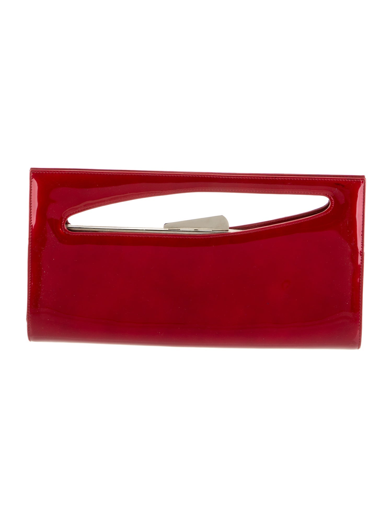 Stuart Weitzman Patent Leather Clutch