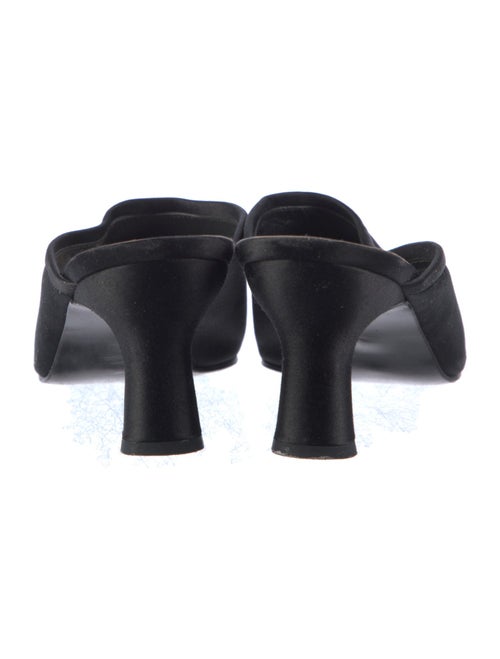 Stuart Weitzman Satin Mules