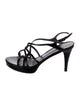 Stuart Weitzman Patent Leather Slingback Sandals