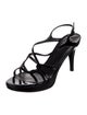 Stuart Weitzman Patent Leather Slingback Sandals