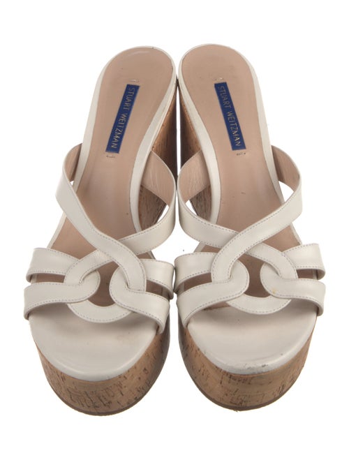 Stuart Weitzman Leather Slides