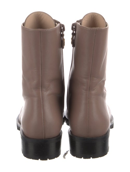 Stuart Weitzman Leather Combat Boots