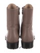 Stuart Weitzman Leather Combat Boots