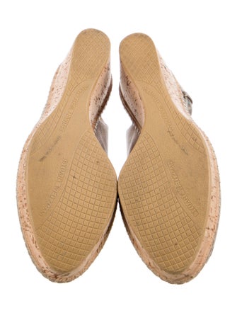 Stuart Weitzman Leather Slingback Sandals