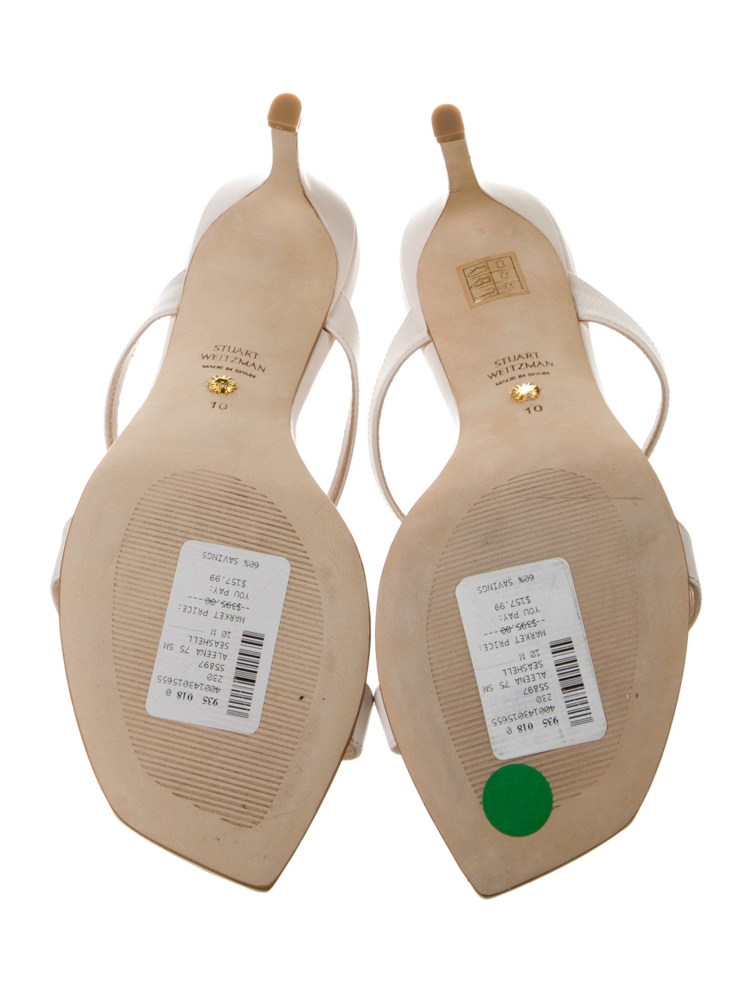 Stuart Weitzman Leather Slides