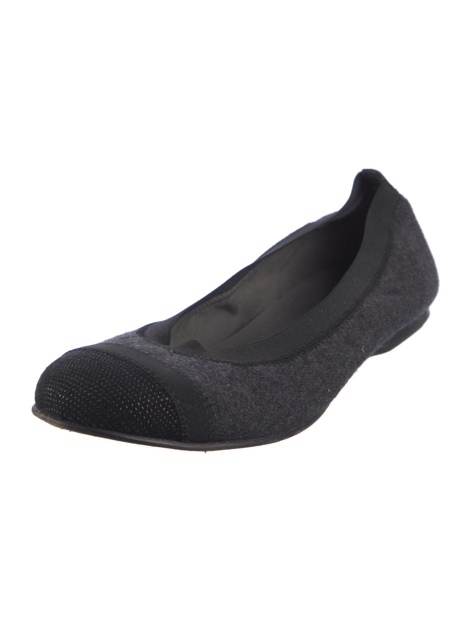 Stuart Weitzman Wool Ballet Flats