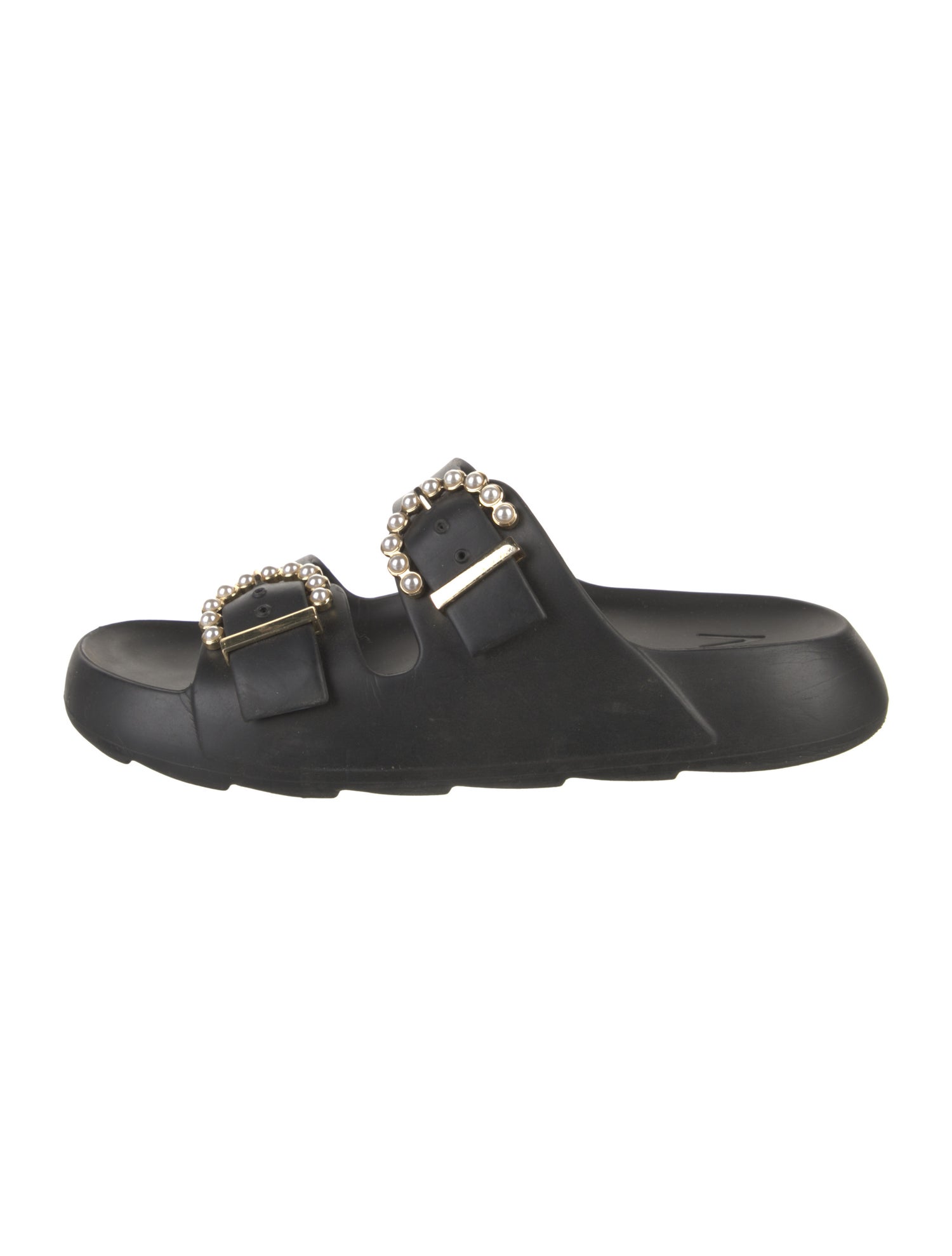 Stuart Weitzman Rubber Slides