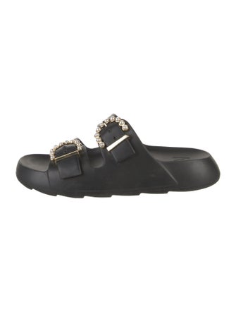 Stuart Weitzman Rubber Slides