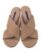 Stuart Weitzman Suede Slides