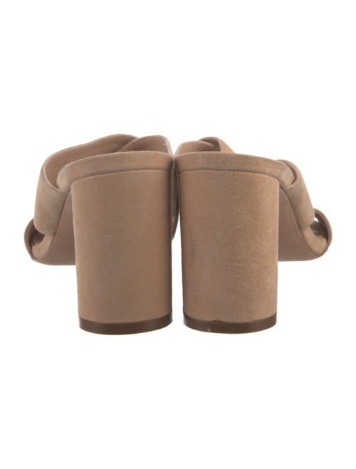 Stuart Weitzman Suede Slides