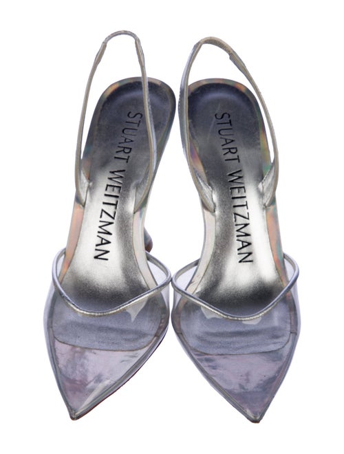 Stuart Weitzman PVC Slingback Pumps