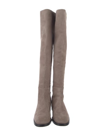 Stuart Weitzman Suede Riding Boots