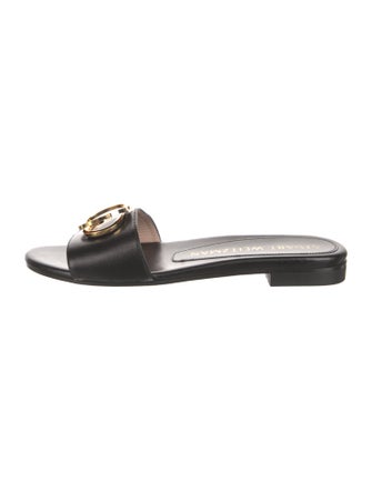 Stuart Weitzman Leather Slides