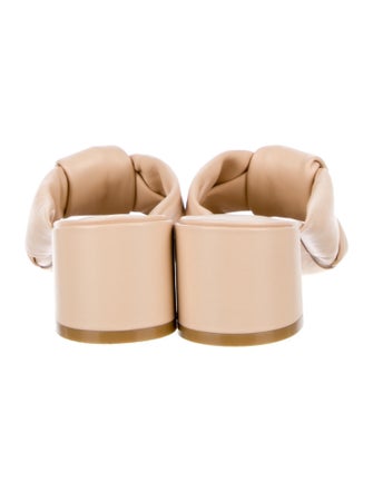 Stuart Weitzman Leather Slides