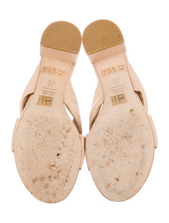 Stuart Weitzman Leather Slides