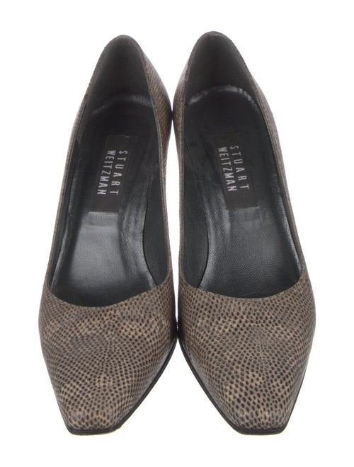 Stuart Weitzman Snakeskin Animal Print Pumps