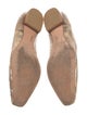 Stuart Weitzman Leather Animal Print Flats