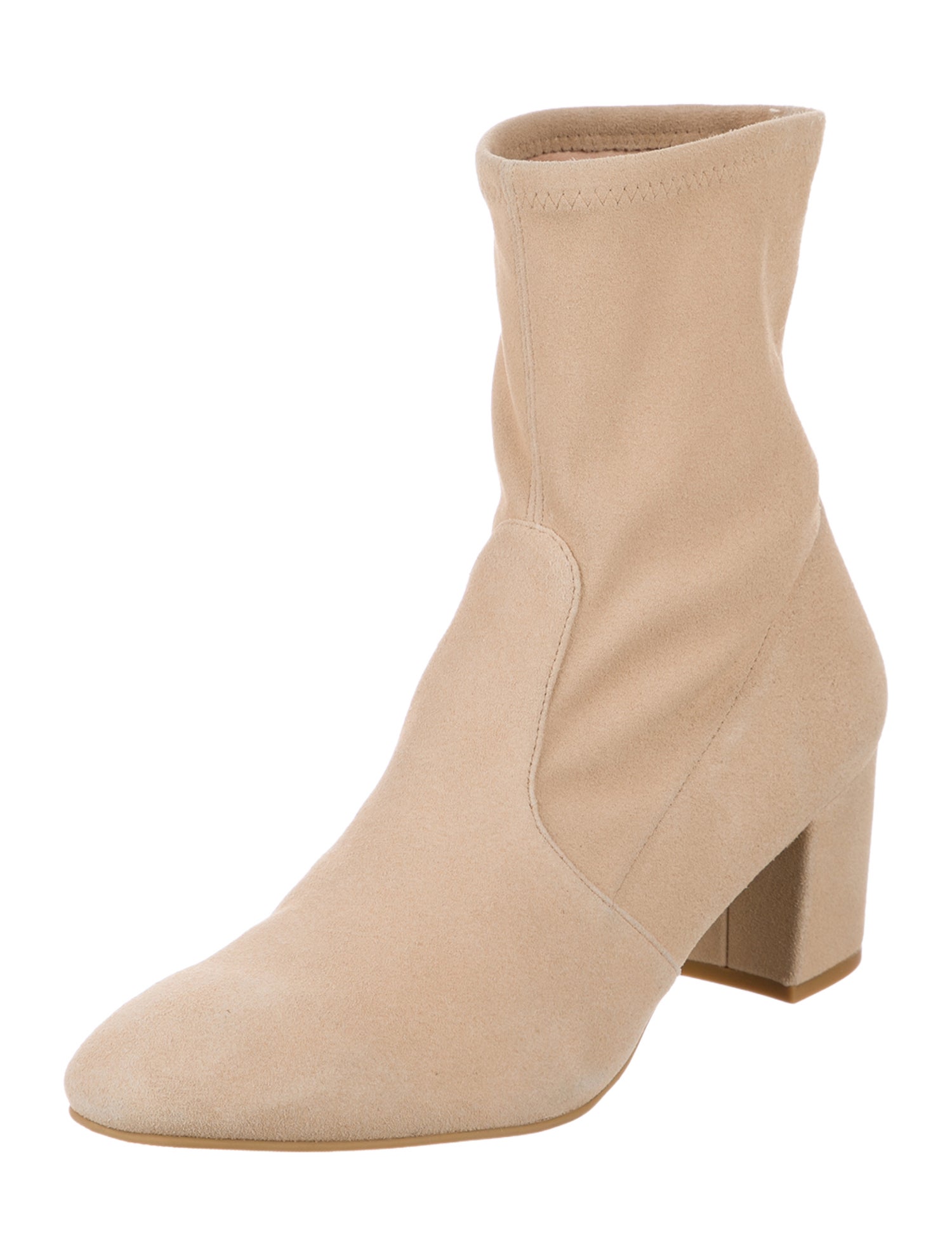 Stuart Weitzman Suede Sock Boots