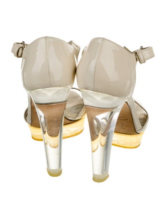 Stuart Weitzman Leather Slingback Sandals