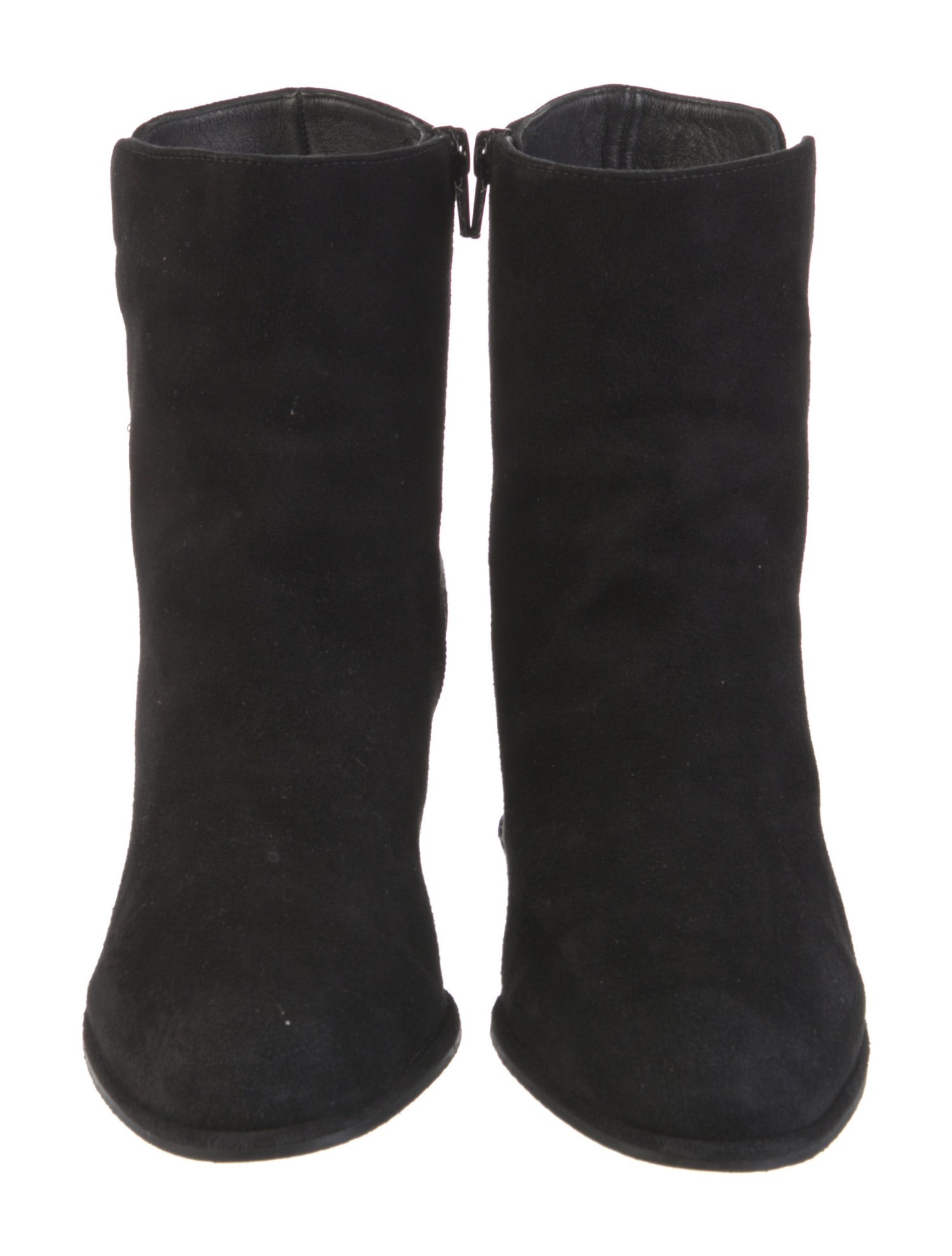 Stuart Weitzman Suede Cutout Accent Sock Boots