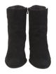 Stuart Weitzman Suede Cutout Accent Sock Boots