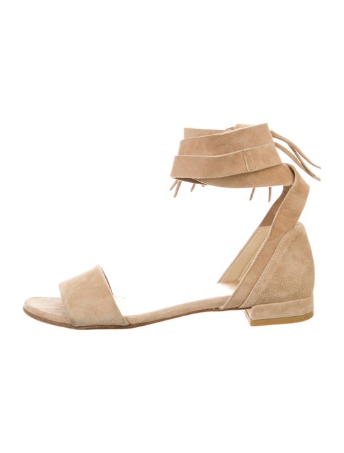 Stuart Weitzman Suede D'Orsay Flats