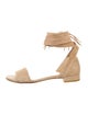 Stuart Weitzman Suede D'Orsay Flats