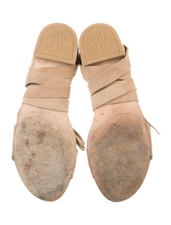 Stuart Weitzman Suede D'Orsay Flats