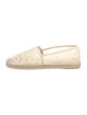 Stuart Weitzman Lace Pattern Mesh Accents Espadrilles