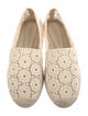 Stuart Weitzman Lace Pattern Mesh Accents Espadrilles