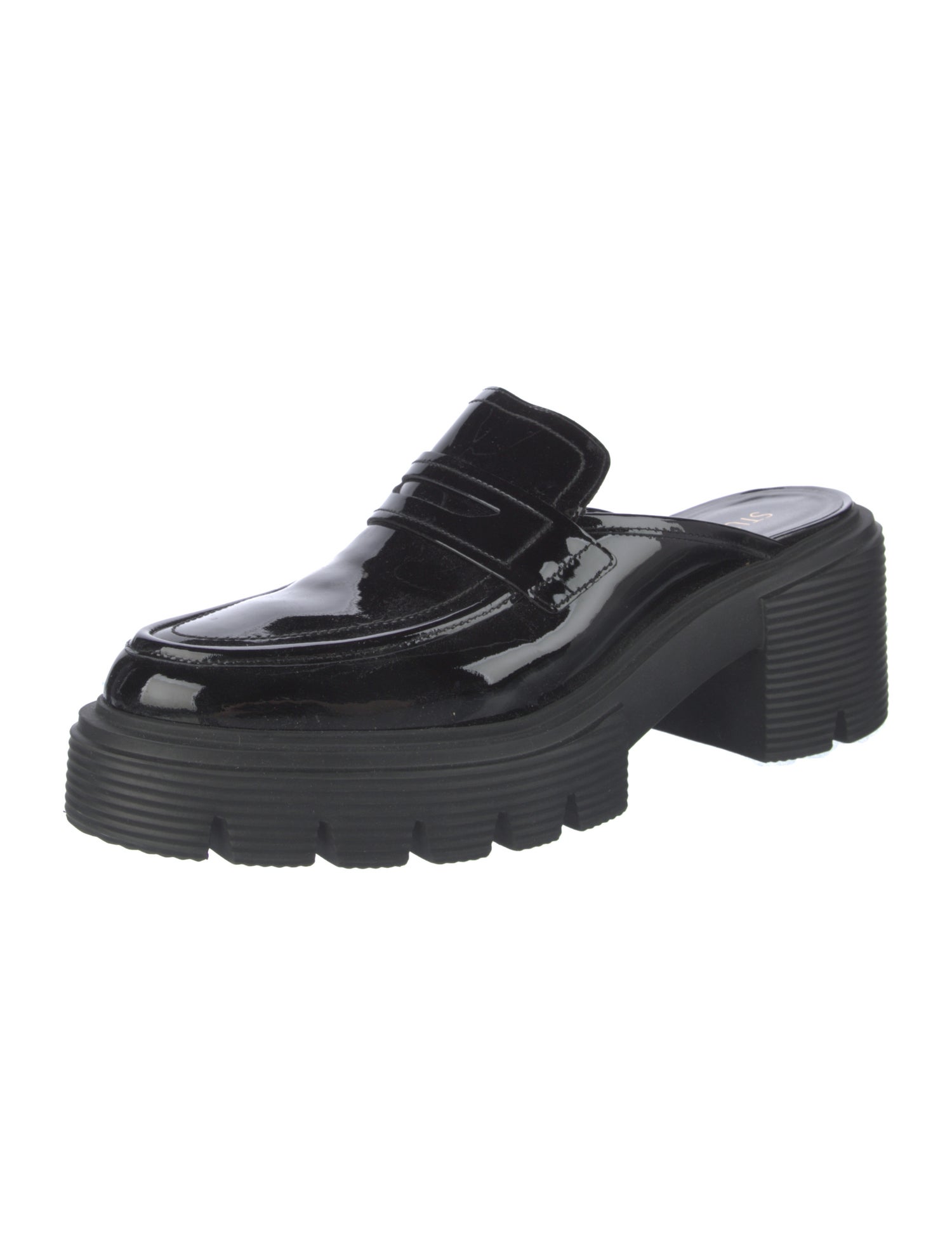 Stuart Weitzman Patent Leather Mules