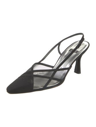 Stuart Weitzman Mesh Slingback Pumps