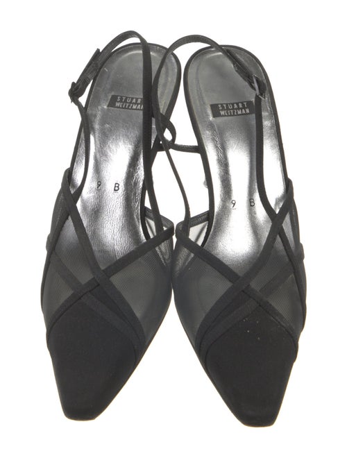 Stuart Weitzman Mesh Slingback Pumps