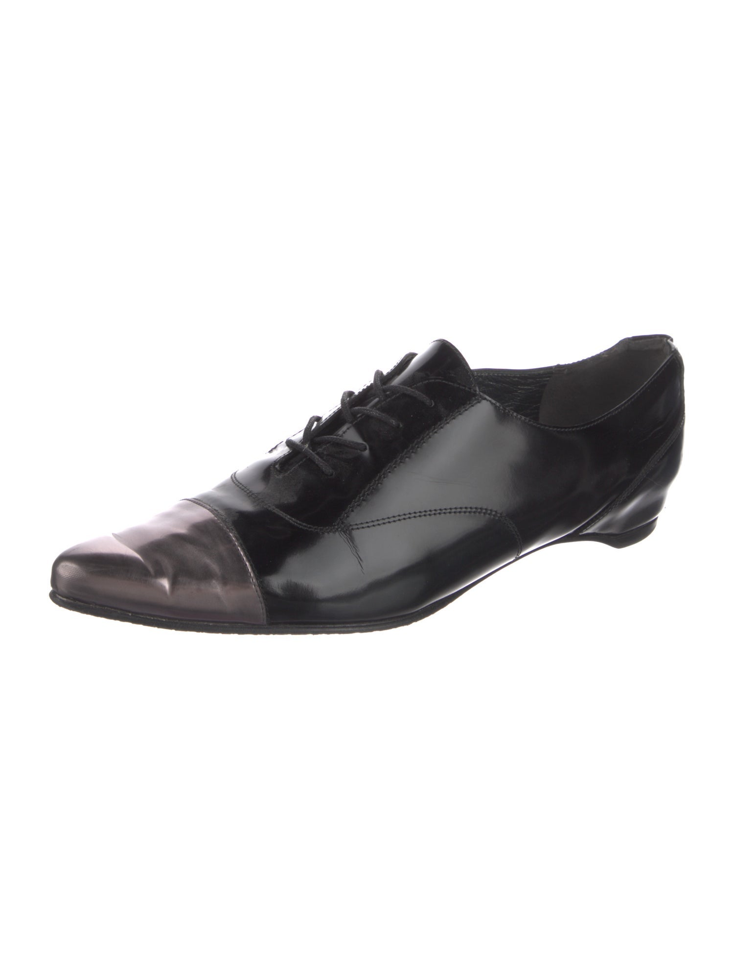 Stuart Weitzman Patent Leather Oxfords
