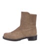 Stuart Weitzman Suede Moto Boots