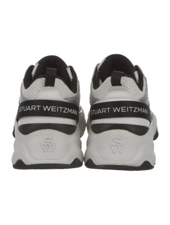 Stuart Weitzman Mesh Printed Chunky Sneakers