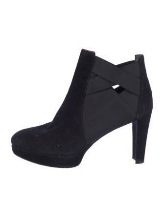 Stuart Weitzman Suede Cutout Accent Boots