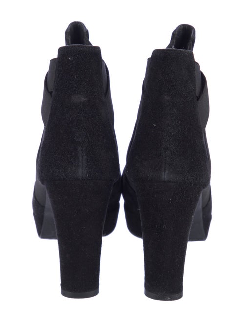 Stuart Weitzman Suede Cutout Accent Boots