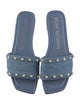 Stuart Weitzman Denim Slides