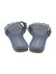 Stuart Weitzman Denim Slides