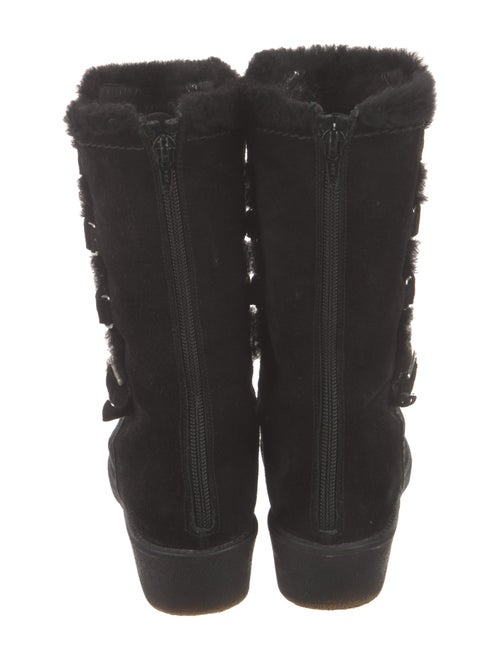 Stuart Weitzman Suede Lace-Up Boots