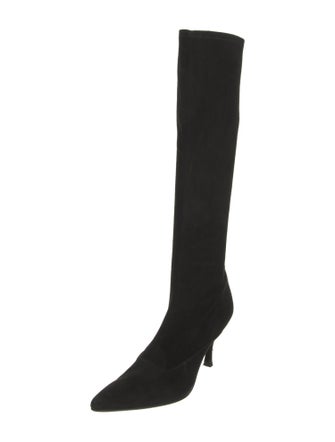 Stuart Weitzman Suede Sock Boots