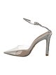 Stuart Weitzman PVC Crystal Embellishments D'Orsay Pumps