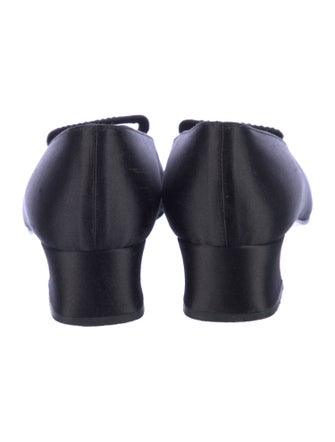 Stuart Weitzman Suede Chain-Link Accents Loafers