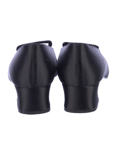 Stuart Weitzman Suede Chain-Link Accents Loafers