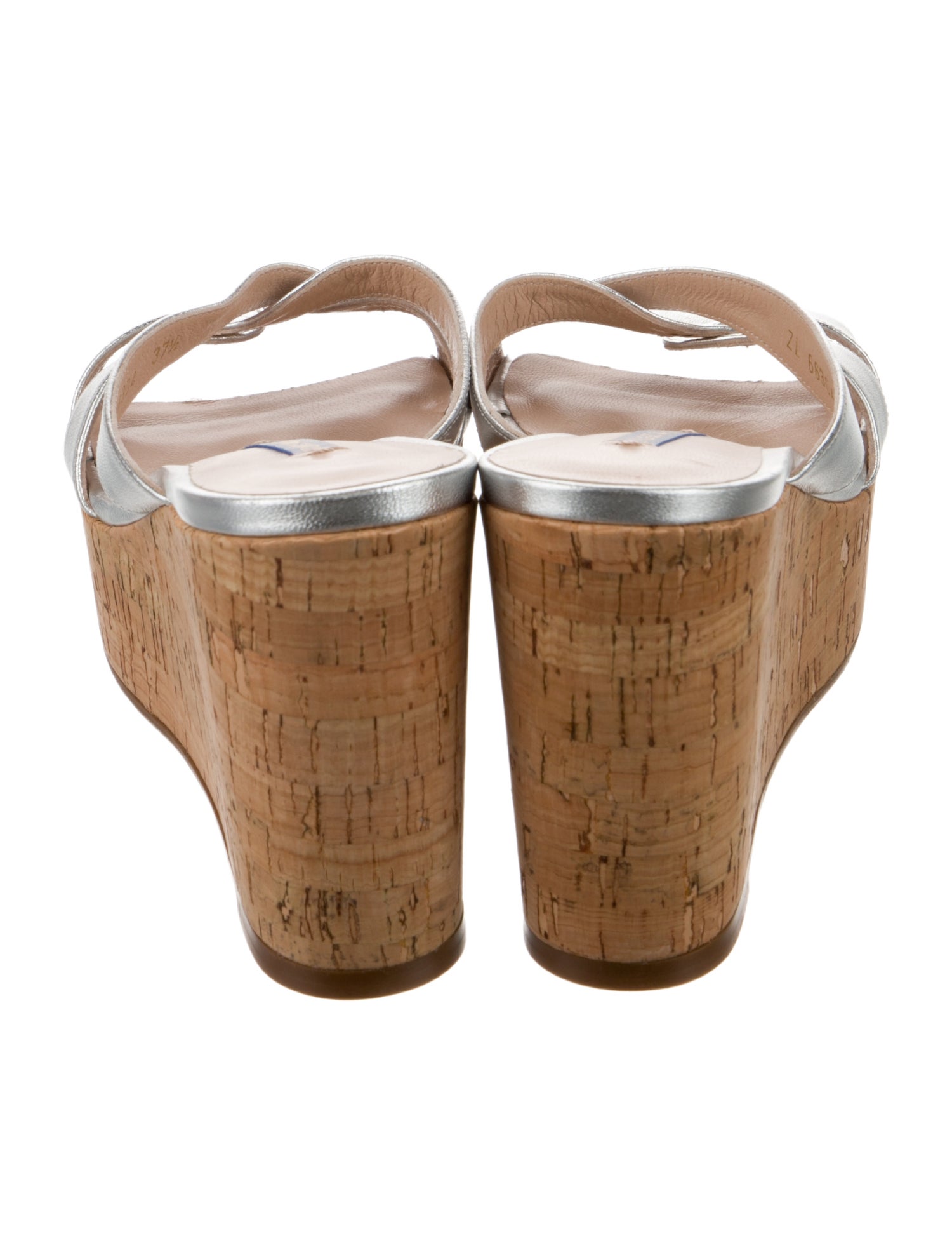 Stuart Weitzman Leather Slides