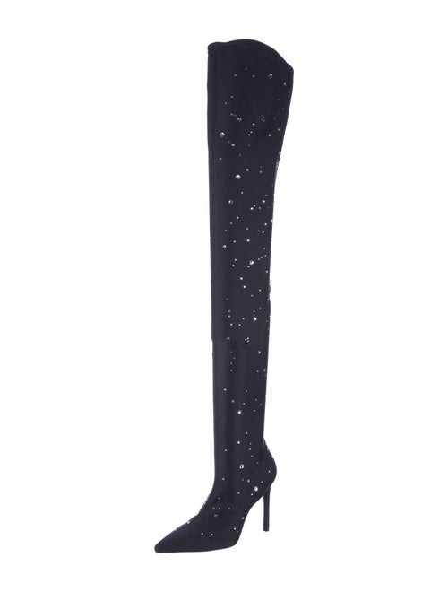 Stuart Weitzman Nylon Printed Sock Boots